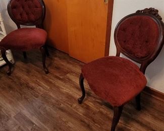 Beautiful parlor chairs