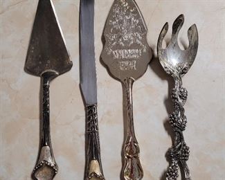 Silverplated servers