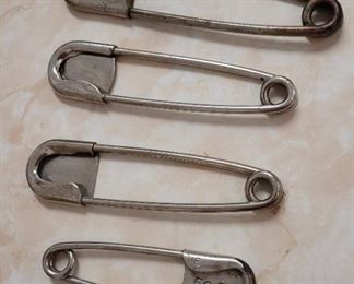 Old safety pins