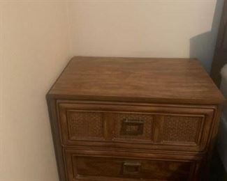 Nightstand included in set 