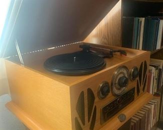 Old-time record player