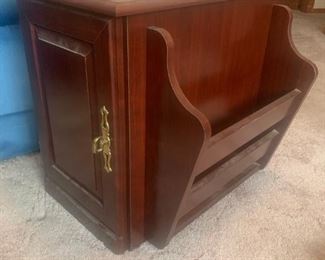 Living room end-table with storage $35.00