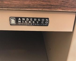 Anderson Hickey Co. Metal Desk