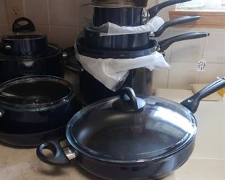 Megaware cookware by Rondine  1 new set, 1 like new set