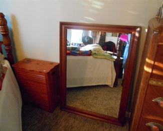more of bedroom suite and large mirror