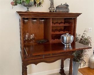 The interior of the bar