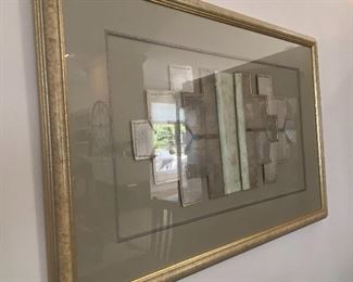 Framed Mixed Media Art