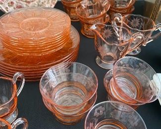 Pink Depression Glass