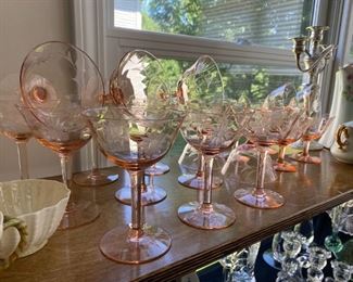 Pink Depression Glasses