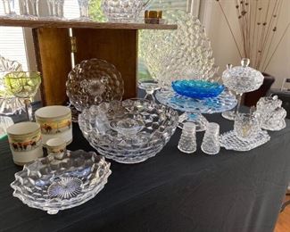 A Variety of Fostoria Pieces