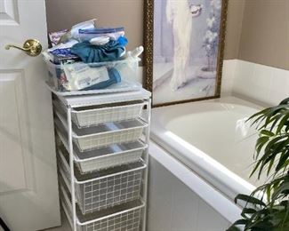 Storage Baskets, Framed Art