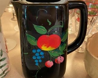 Hand Painted Vintage Pitcher