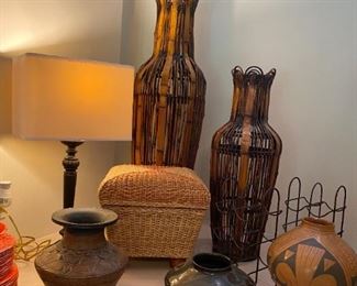 A Variety of Vases and Baskets