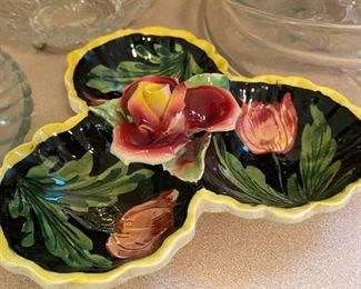 Hand Painted Condiment Dish