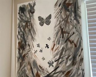 Large Butterfly original, unsigned