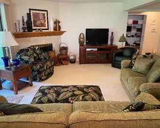 View of lower level living room