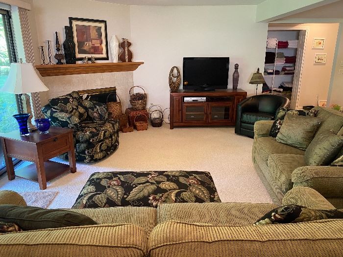 View of lower level living room