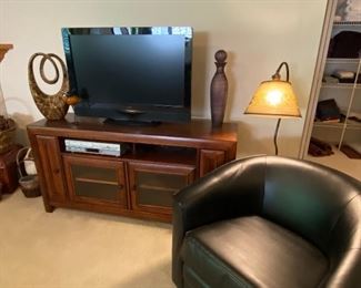 TV Stand with Storage, Another TV, Home Decor