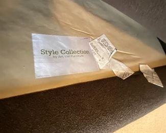 Label to Gray couch Style collection by Art Van