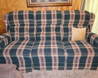 Lazy Boy Couch - Both Ends Recline