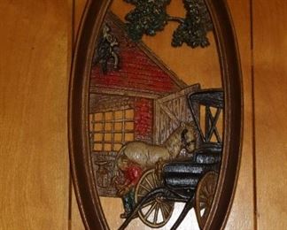 Sysco Horse Buggy Wall Hanging