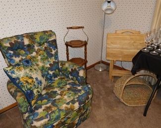 Side Chair - TV Trays - Floor Lamp