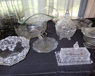 Crystal - Butter Dish - Candy Dishes