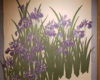 framed silk scarf pr