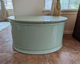 Green Lacquer Coffee Table (two available)