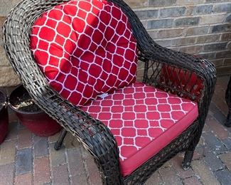 woven outdoor chair