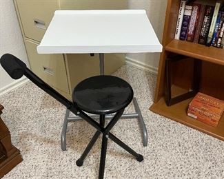 folding stool and table