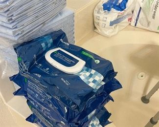 sanitary wipes