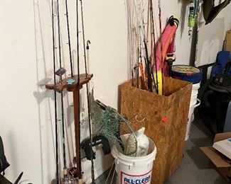 fishing poles