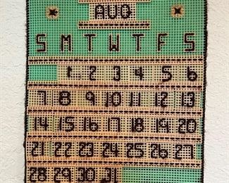 August needlepoint 