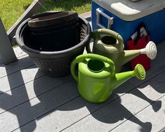 watering cans