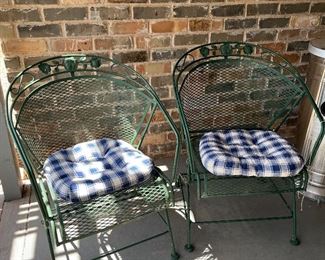 metal patio chairs