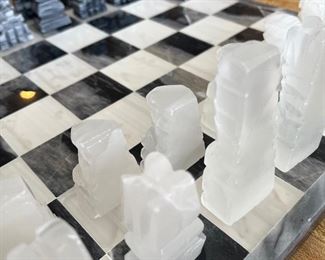 Stone chess set