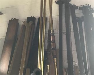 Rails and hanging poles