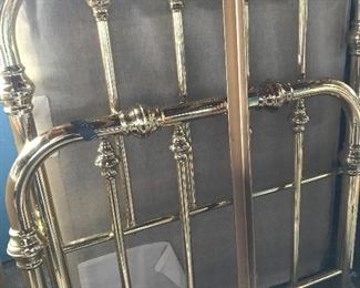Brass Twin Bed - Priced with rails