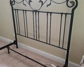Wrought iron full size bed frame