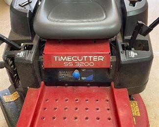 Toro zero turn SS3200 mower, 32” cut