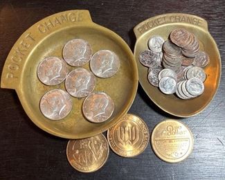 Pocket Change Coin Trays  1968D Half Dollar  More