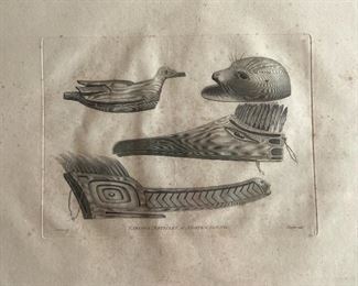 Captain James Cook (1728-1729) and John Webber (1751-1793) etching