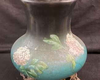 Antique Hand Painted Glass