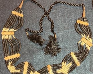 Beadwork Sash Or Belt