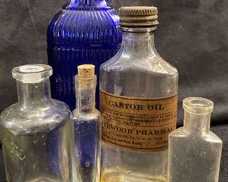 Collectible Antique Medicine Perfume Bottles