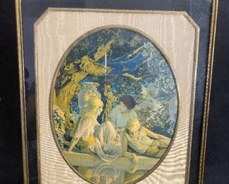 Framed Print Garden Of Allah By Maxfield Parrish
