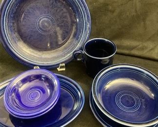 Homer Laughlin Fiesta Conalt Blue Tuxton Blue Dishes