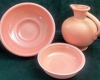 Homer Laughlin Fiesta Rose Dishes