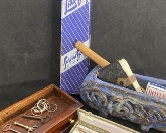 Little Boy Surprise Soda Siphon, Vintage Writing Pens More